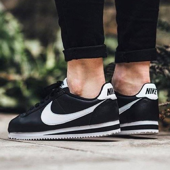 Nike Shoes - Black Nike Cortez Sneakers